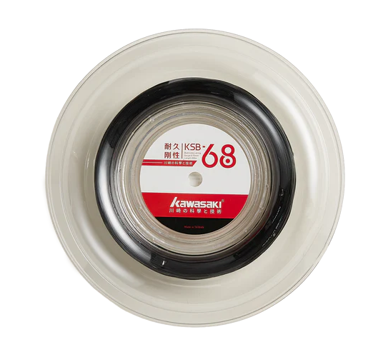 Струна для бадминтона KAWASAKI KSB-68 (200 метров) BLACK